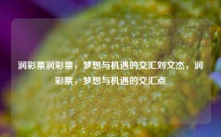 润彩票润彩票，梦想与机遇的交汇刘文杰，润彩票，梦想与机遇的交汇点，润彩票，梦想与机遇的交汇点