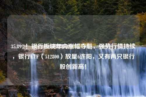 35.89%！银行板块年内涨幅夺魁，强势行情持续，银行ETF（512800）放量6连阳，又有两只银行股创新高！