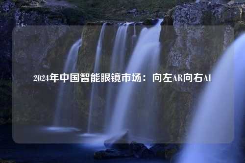 2024年中国智能眼镜市场：向左AR向右AI