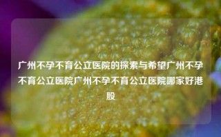 广州不孕不育公立医院的探索与希望广州不孕不育公立医院广州不孕不育公立医院哪家好港股