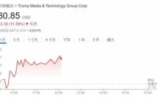 特朗普重申不会抛售股票 DJT股价闻讯飙升10%