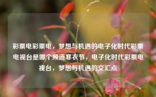 彩票电彩票电，梦想与机遇的电子化时代彩票电视台是哪个频道寒衣节，电子化时代彩票电视台，梦想与机遇的交汇点，电子化时代彩票电视台，梦想与机遇的交汇频道