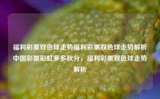 福利彩票双色球走势福利彩票双色球走势解析中国彩票彩虹多多秋分，福利彩票双色球走势解析，双色球走势解析，福利彩票的秋分预测与解析