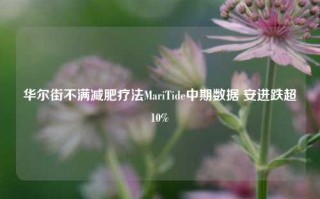 华尔街不满减肥疗法MariTide中期数据 安进跌超10%