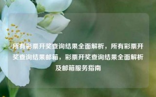 所有彩票开奖查询结果全面解析，所有彩票开奖查询结果邮箱，彩票开奖查询结果全面解析及邮箱服务指南，全面解析与邮箱服务指南，所有彩票开奖查询结果