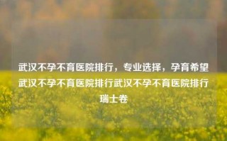 武汉不孕不育医院排行，专业选择，孕育希望武汉不孕不育医院排行武汉不孕不育医院排行瑞士卷