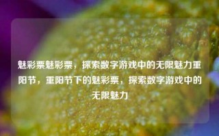 魅彩票魅彩票，探索数字游戏中的无限魅力重阳节，重阳节下的魅彩票，探索数字游戏中的无限魅力，重阳节下的魅彩票，探索数字游戏中的无限魅力