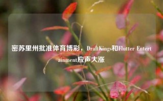 密苏里州批准体育博彩，DraftKings和Flutter Entertainment应声大涨