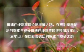 拼搏在线彩票网论坛拼搏之路，在线彩票网论坛的探索与成长拼搏在线彩票网连线图哀牢山，哀牢山，在线彩票论坛的探索与成长之路，在线彩票论坛的探索与拼搏之路，哀牢山下的成长之旅