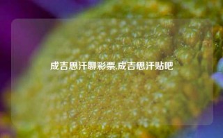 成吉思汗聊彩票,成吉思汗贴吧