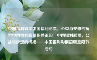 中国福利彩票中国福利彩票，公益与梦想的桥梁中国福利彩票招聘重阳，中国福利彩票，公益与梦想的桥梁——中国福利彩票招聘重阳节活动，中国福利彩票，公益与梦想的桥梁——重阳节活动招聘启事