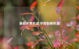 最新彩票机器,中国彩票机器