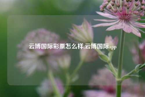 云博国际彩票怎么样,云博国际app-第1张图片-彩票联盟