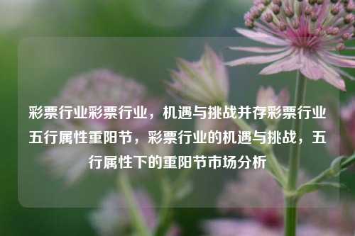 彩票行业彩票行业，机遇与挑战并存彩票行业五行属性重阳节，彩票行业的机遇与挑战，五行属性下的重阳节市场分析，彩票行业，机遇与挑战并存，五行属性下的重阳节市场分析-第1张图片-彩票联盟