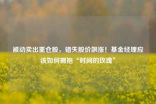 被动卖出重仓股，错失股价飙涨！基金经理应该如何拥抱“时间的玫瑰”-第1张图片-彩票联盟